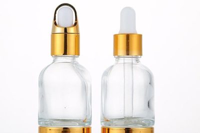 30ml transparent glass bottle with spraying base (1)