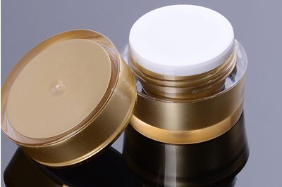 Acrylic Golded Double-layer cream bottle (3)