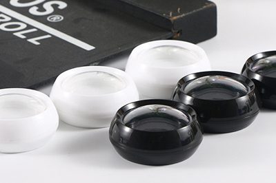 Cat eye bottle black small round bottle gold powder bottle (3)