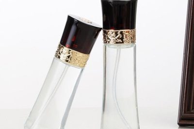 Cosmetic glass bottling set clear glass cream bottle (2)