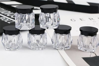 Cosmetic packaging octagonal jar 5g PS (3)