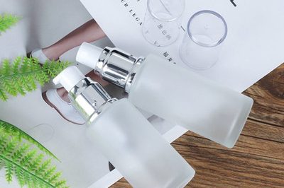 Wholesale 80ml 100ml cosmetic dispensing glass empty bottle (5)