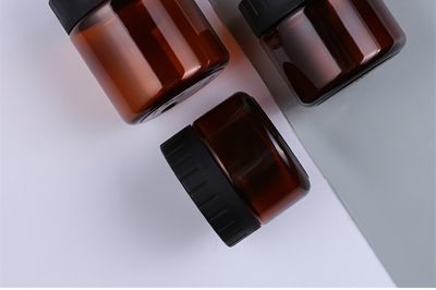 Wide Mouth PET Empty Plastic Cream Jar for Cosmetic Containers (1)