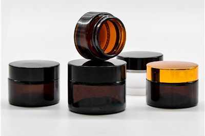 Customized 20g30g 50g 100g brown glass cream bottle (8)