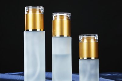 Portable travel frosted glass lotion bottle (3)