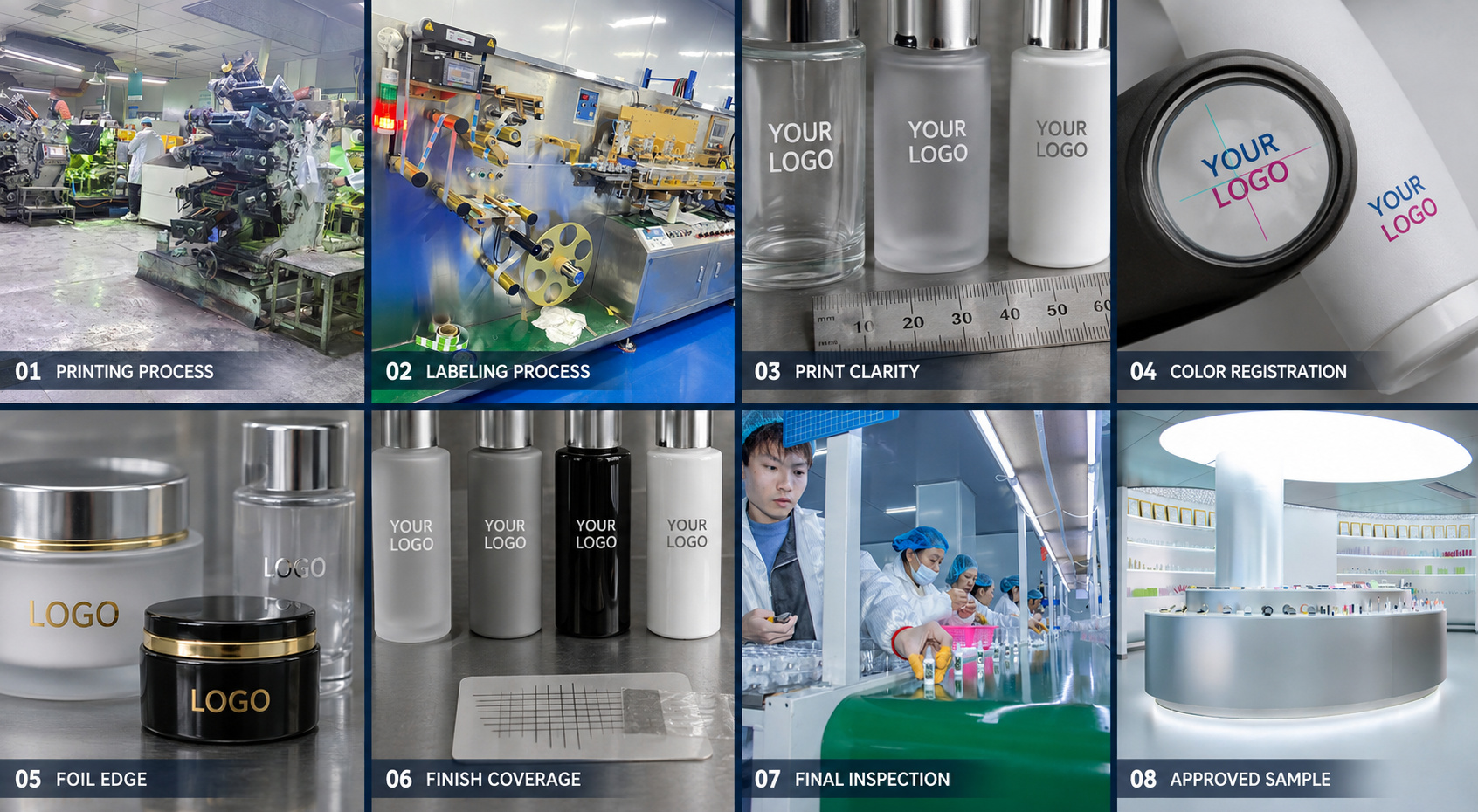 Cosmetic packaging decoration quality inspection