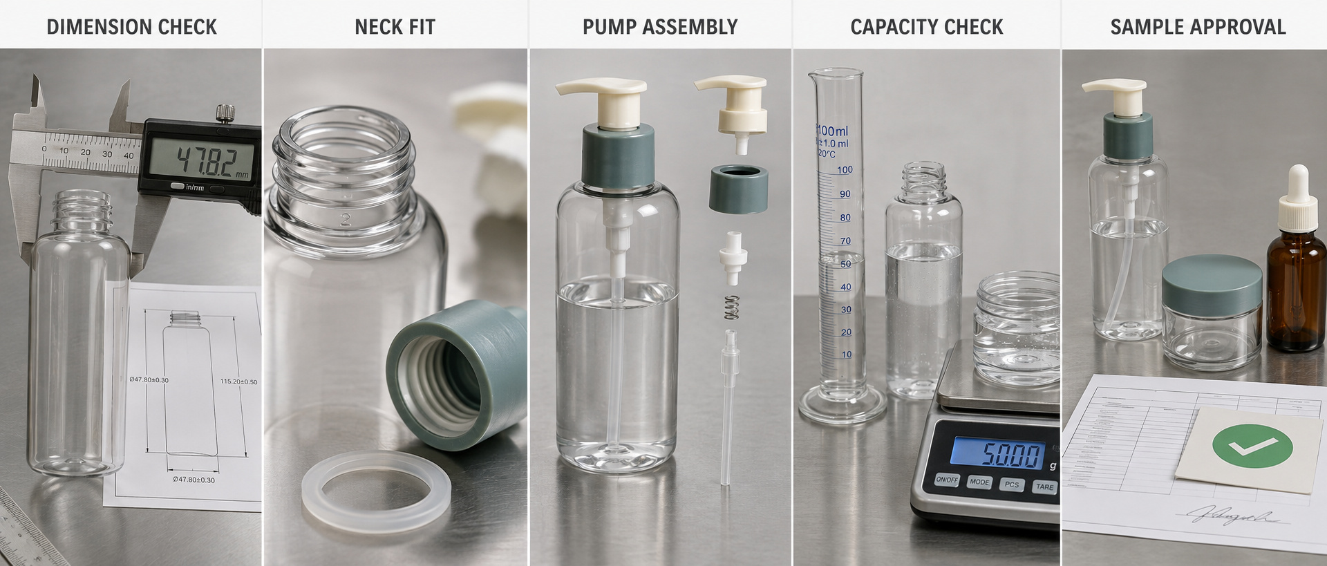 Custom mold first article and function inspection